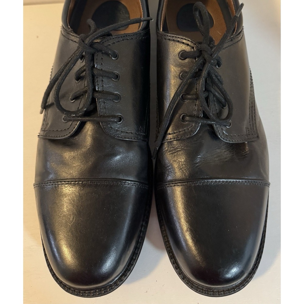 Dockers Black Leather Oxford Cap Toe Lace Dress Shoes Mens " SIZE 15 "m 90-2214 - Picture 5 of 5